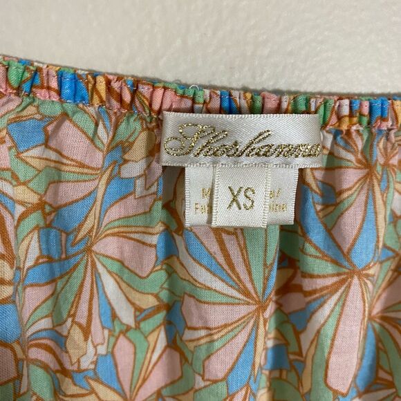 Shoshanna Women’s Multicolored 3/4 Sleeve Geometric Print Mini Dress sz XS - Picture 7 of 7